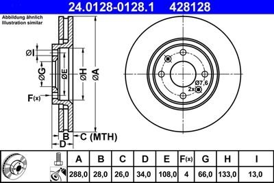 Гальмівні диски Polcar 24.0128-0128.1 (фото 1)