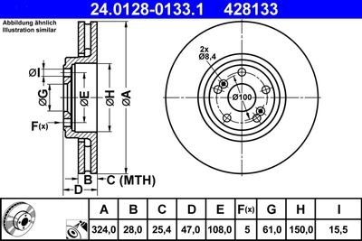 Гальмівні диски Polcar 24.0128-0133.1 (фото 1)