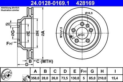 Гальмівні диски Polcar 24.0128-0169.1 (фото 1)
