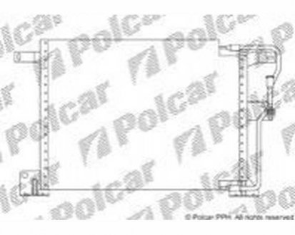 Радіатор кондиціонера Polcar 2405K8B1 (фото 1)