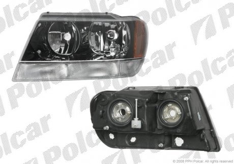 Фото автозапчасти фара основная JEEP GR.CHEROKEE,99- (55155128AI, 55155128AH, CH2503138, 55155128AE, 55155128AC, 55155128AG, 55155128AJ, 55155128AJ Polcar 2406102