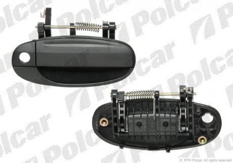 Фото автозапчасти ручка наружная CHEVROLET AVEO 03- (96541632) Polcar 2500Z42