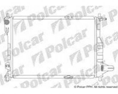 Радиатор охлаждения SPARK (96591475, 96477777) Polcar 250108A1