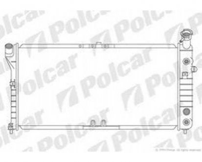 Фото автозапчасти радиатор охлаждения GRAND PRIX, 97-03 (52472846, 52401487, 52476952) Polcar 253008-2