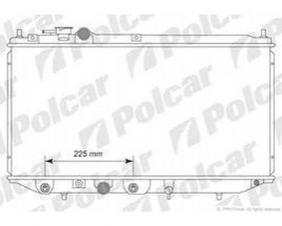 Фото автозапчасти радиатор охлаждения APPLAUSE 89-92 (1640087142, 1640087140) Polcar 261008-3