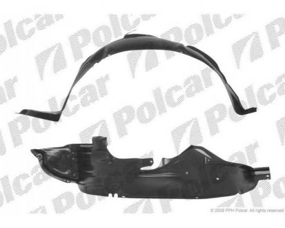 Фото автозапчасти подкрылок правый NISSAN MICRA K11,92- (63842-41B00) Polcar 2705FP1