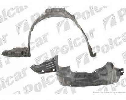 Фото автозапчасти подкрылок левый NISSAN PRIMERA 96- (63843-9F500) Polcar 2732FL1