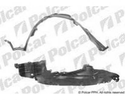 Фото автозапчастини підкрилок правий NISSAN ALMERA, 03- (63840-6N600) Polcar 2757FP1T