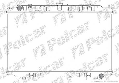 Радіатор охолодження Polcar 2761083 (фото 1)