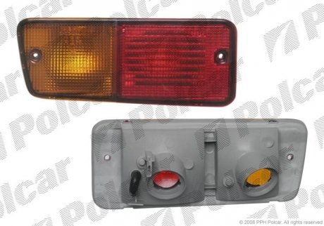 Фото автозапчасти фонарь задний NISSAN PATROL, 90- (2655032J00, 26554-32J00) Polcar 2775885E