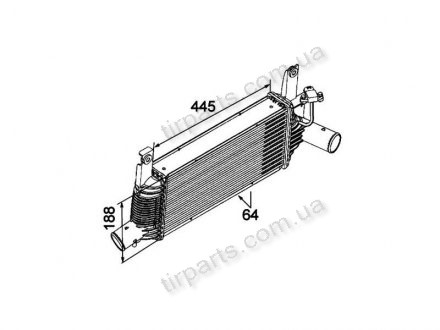 Фото автозапчастини радіатор повітря (Інтеркулер) NAVARA (14461EB360) Polcar 2782J8-1