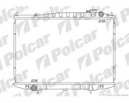 Фото автозапчастини радіатор охолодження Polcar 2796083K