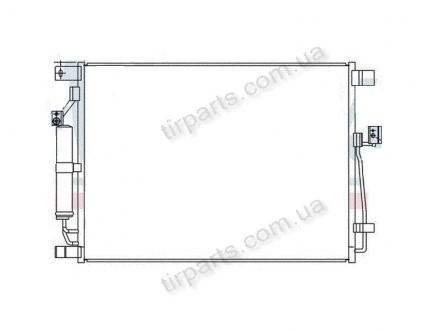 Фото автозапчасти радиатор кондиционера NISSAN NAVARA, 14- (921004JM0A) Polcar 27P1K82K