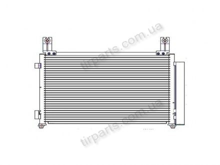 Радиатор кондиционера Chevrolet Spark, 05- (96658674, 96663729, 96591582) Polcar 2903K81K (фото 1)