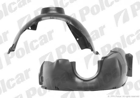 Фото автозапчасти подкрылок правый FIAT SEICENTO 98- (67654013) Polcar 3002FP1X