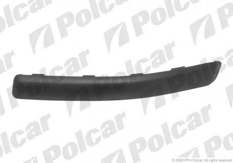 Молдинг бампера правый FIAT PANDA 03- (735364611) Polcar 3003078J (фото 1)