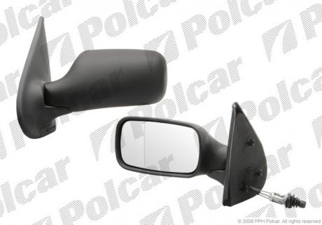Зеркало наружное левый FIAT PALIO/SIENA 96- (715086808, 715322099, 735415374) Polcar 3005513E