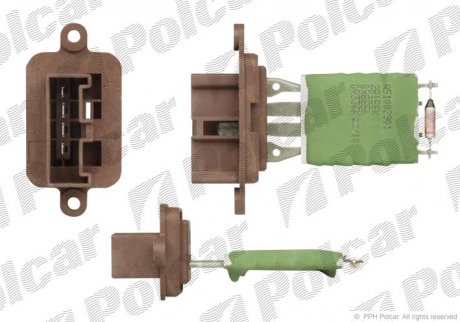 Регулятор вентилятора кабины F.PUNTO/PALIO/STILO (7078695) Polcar 3005KST1 (фото 1)
