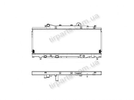 Фото автозапчасти радиатор охлаждения PUNTO 93- (7760959) Polcar 301708-7
