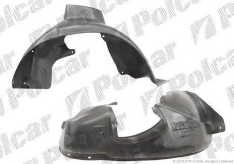 Фото автозапчастини підкрилок лівий FIAT PUNTO 10.93- (7780699) Polcar 3017FL1Q