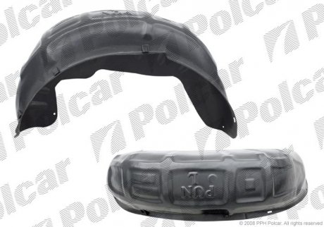 Фото автозапчасти подкрылок правый FIAT PUNTO I, -09.99 Polcar 3017FP5Q