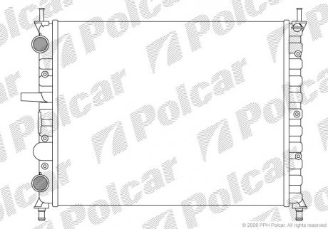 Радиатор охлаждения Polcar 3019085