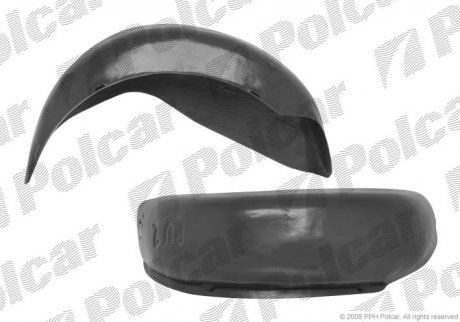 Подкрылок правый FIAT PUNTO II 3D Polcar 3022FP5