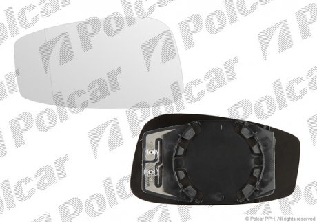 Вставка зовнішнього дзеркала ліва FIAT STILO, 01- (71718830, 71718828) Polcar 3030545M (фото 1)