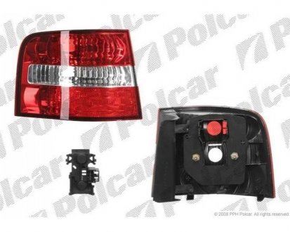 Фото автозапчастини ліхтар задній FIAT STILO, 01- (46758989) Polcar 3030874S