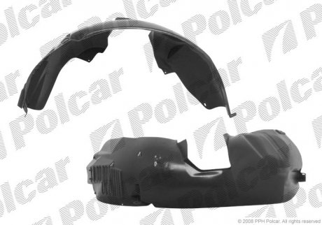 Підкрилок лівий FIAT STILO 01- (46784584, 51786558) Polcar 3030FL1 (фото 1)