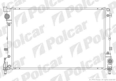 Радіатор охолодження Polcar 3035084X