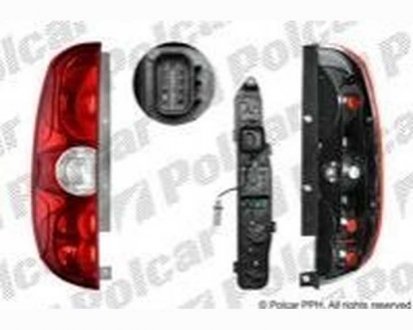 Фото автозапчасти фонарь задний DOBLO 01.10- (95509597, 1222394, 95513788, 51830565, 1222285) Polcar 3042871X (фото 1)