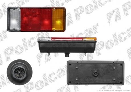 Фото автозапчасти фонарь задний IVECO DAILY II, 00- (1360258080, 500356782) Polcar 3052881E