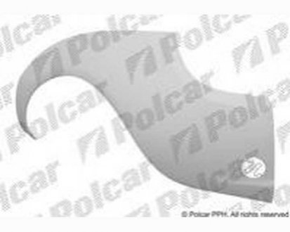 Фото автозапчастини кут бампера лівий FORD KA, 09.96-11.08 Polcar 3200972R