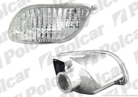 Фото автозапчасти указатель поворота передний FORD FOCUS, 98- (1MVO13368BB, 1MVO13368BA, 1137928, 1309162) Polcar 3201201E