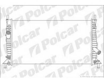 Фото автозапчастини радіатор охолодження Polcar 3202081K (фото 1)