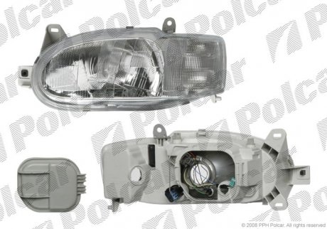 Фото автозапчасти фара основная FORD ESCORT, 02.95- Polcar 3207102E (фото 1)