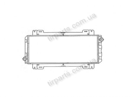Радиатор охлаждения FIESTA 83-89 (84FB8005AB, 6134546, 84FB8005DA) Polcar 320808A1