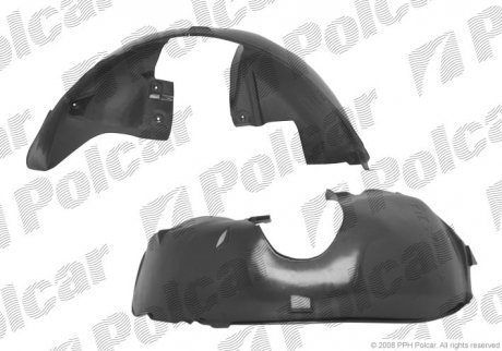 Фото автозапчасти подкрылок левый FORD FIESTA 89- (6203388) Polcar 3209FL-1