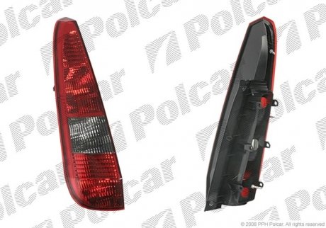 Фото автозапчастини ліхтар задній FORD FIESTA, 02- (2S61-13A603-BG, 1324578-2S61 13A603 BG, 1324578) Polcar 3212871E