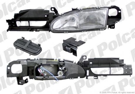 Фото автозапчасти фара основная FORD MONDEO, 93- (684606, 6841602, 7117877, 7117878) Polcar 3216090E