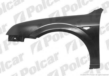 Крило переднє праве FORD MONDEO, 00- (1118938, 1204738) Polcar 321802