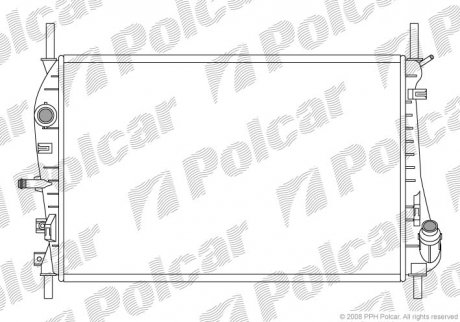 Радіатор охолодження Polcar 321808-5