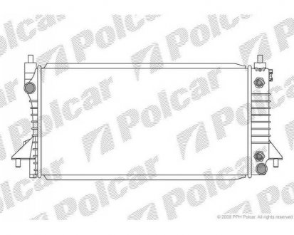 Фото автозапчасти радіатор охолодження Polcar 322808-1