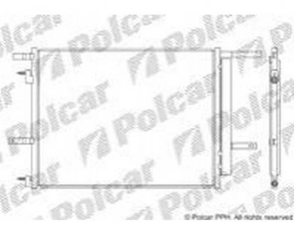 Фото автозапчасти радиатор кондиционера Ford Fusion (USA)12-(DG9Z19712B, DG9H19710BC) Polcar 32D2K8C1