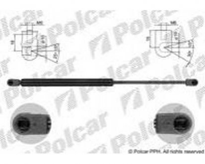 Амортизатор кришки багажника і капота PATRIOT (PK), 01.07- (5054353AB) Polcar 3425AB1