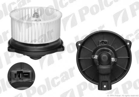 Вентилятор кабины HONDA CIVIC/ACCORD (79310SR3A01) Polcar 3807NU-1 (фото 1)