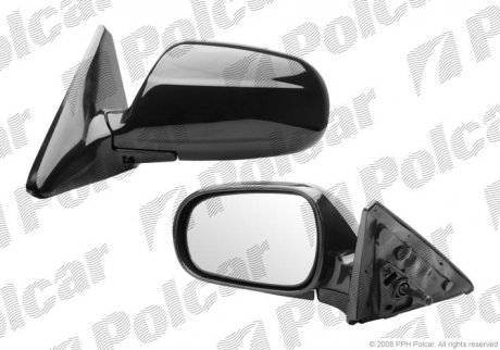 Фото автозапчасти зеркало наружное левый HONDA CIVIC 3D 96- (76250S03G04) Polcar 3810511M