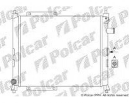 Фото автозапчасти радіатор охолодження Polcar 381908A1