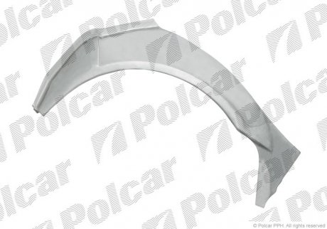 Фото автозапчасти ремкомплект подкрылка заднего правый HONDA PRELUDE, 97- Polcar 3820846